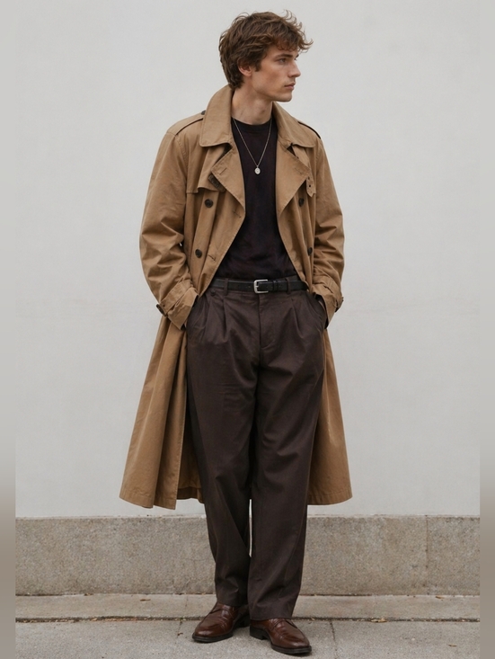 J. Crew Other - J Crew Mens Large Trenchcoat